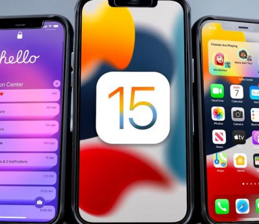 Apple’s iOS 15 operating system, available now.