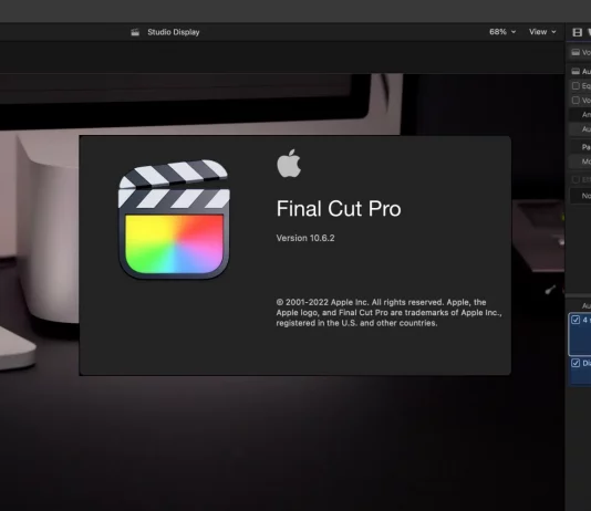 Final Cut Pro video editing