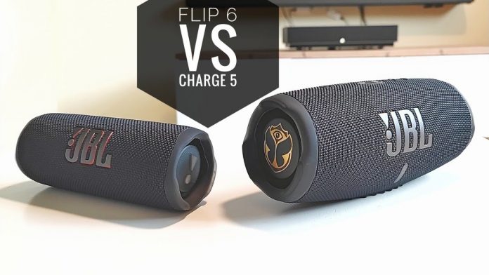 what is different between JBL Flip 6 and JBL Charge 5