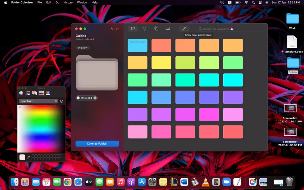 Choose own folder color on your Mac