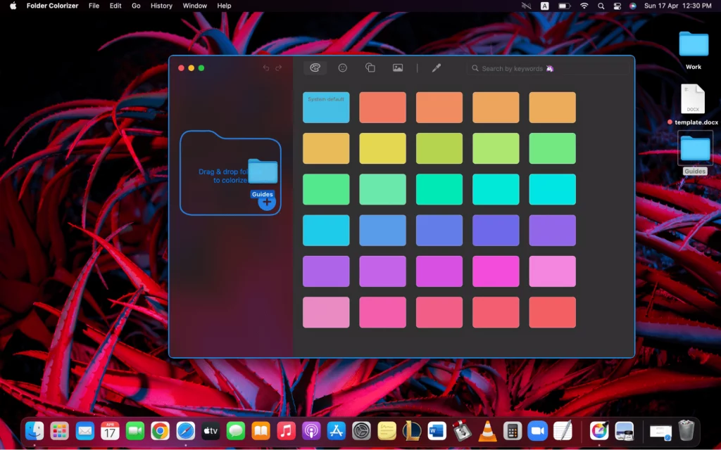 Drag and Drop folder icon on Mac