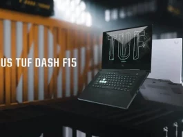 The ASUS TUF Dash F15 2022