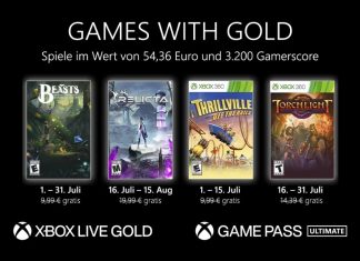 Xbox Games with Gold: These games will be available in July 2022