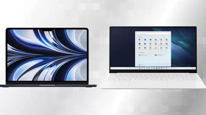 MacBook Air m2 Galaxy Book Pro