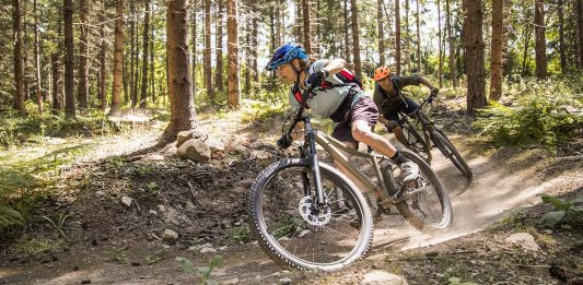 mountain biking
