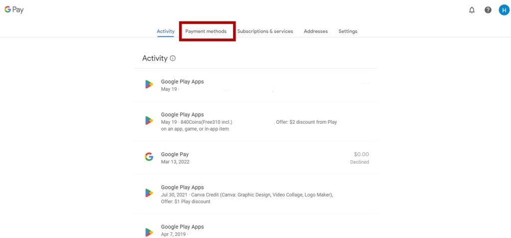 How to create a virtual card on Google Pay